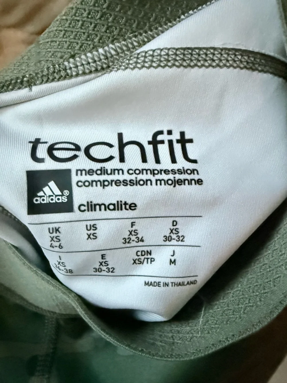Adidas Techfit Green Camo Compression Shorts Climalite Green Athletic Training